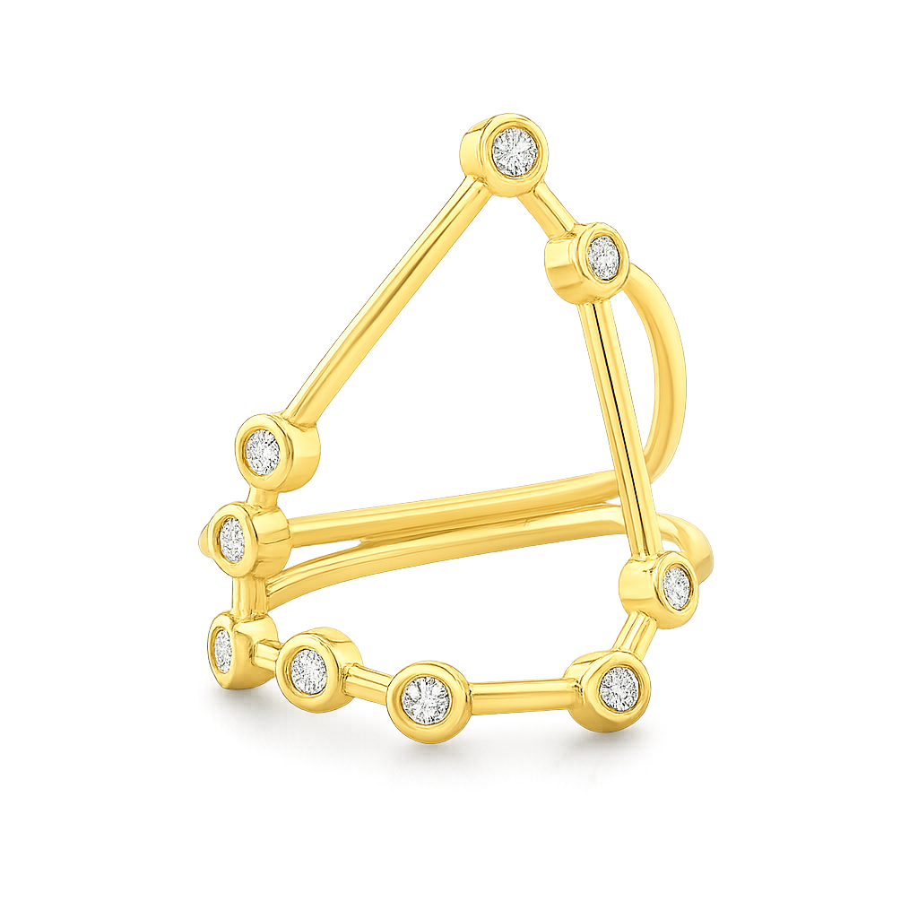 Capricorn Constellation Ring