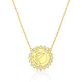 Sunburst Natal Chart Necklace