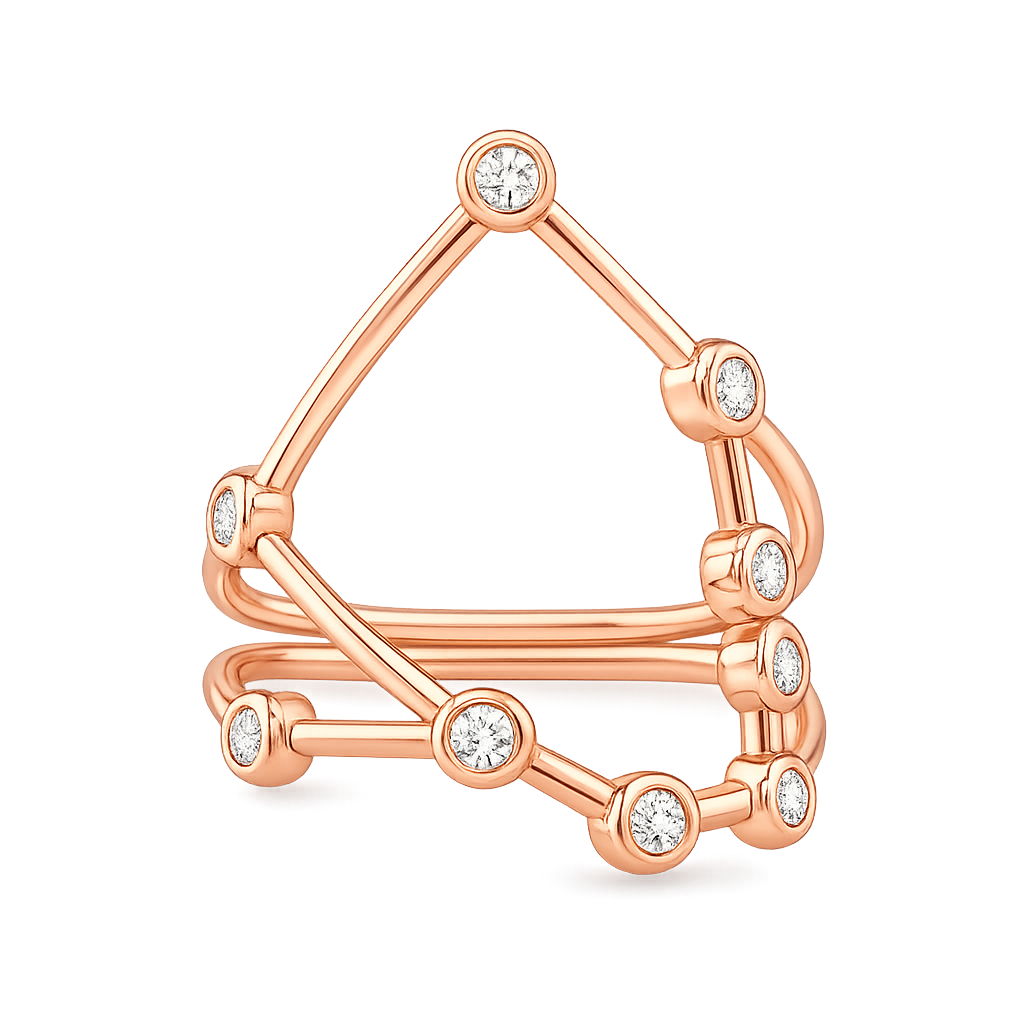 Libra Constellation Ring