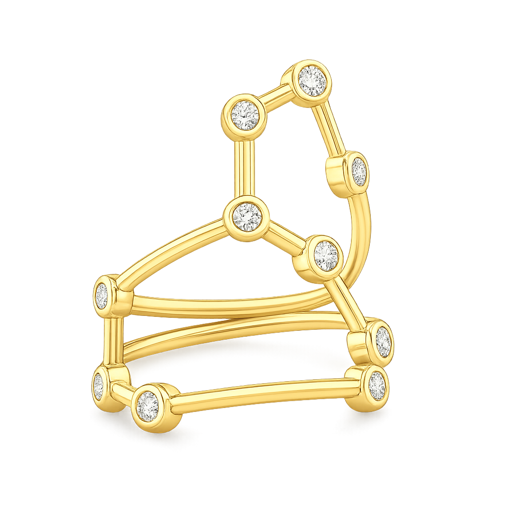 Leo Constellation Ring
