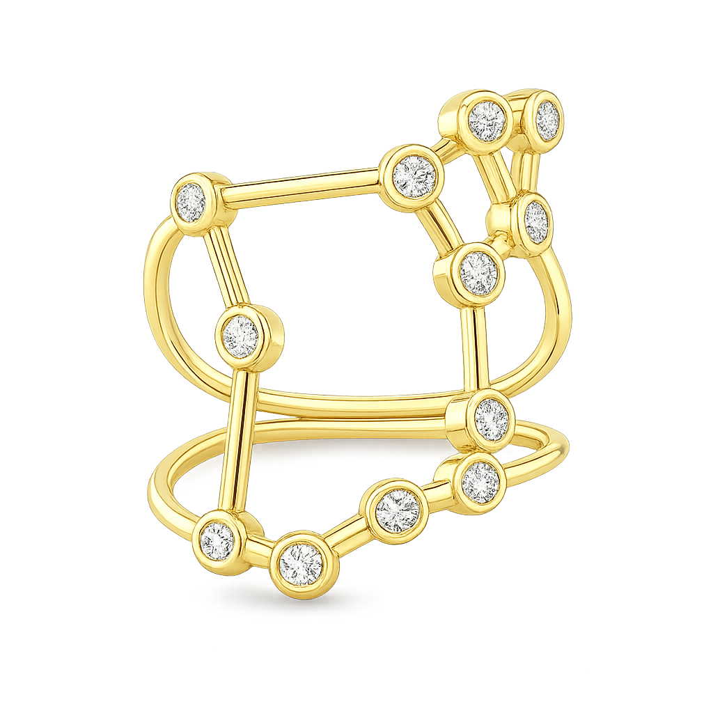 Pisces Constellation Ring